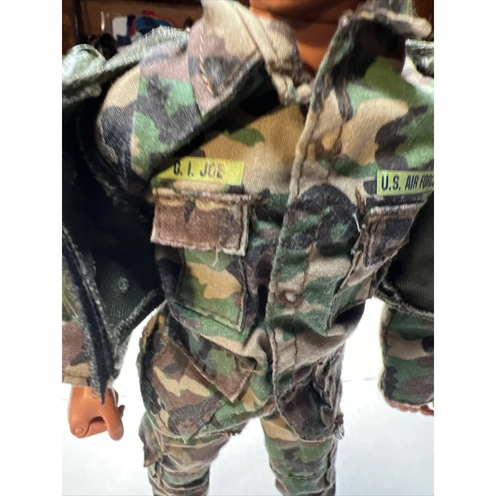 GI Joe  Vintage Action Figure 11" Camo Face Uniform Tactical Vest Air Force 1996 - Picture 7 of 12